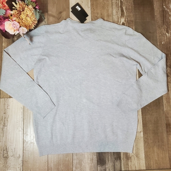 NWT X-Ray Jeans Men's Grey V-Neck Sweater Slim Fit Size XXL - Picture 11 of 16